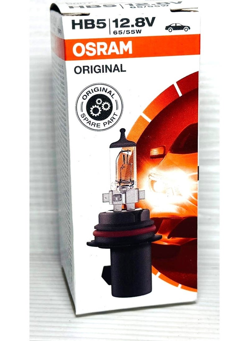 OSRAM ORIGINAL Car Halogen Headlight HB5, (12.8V, 60/55W), PX29t 3200K Auto Bulb Standard Hi/lo Beam 9007 - Image 1
